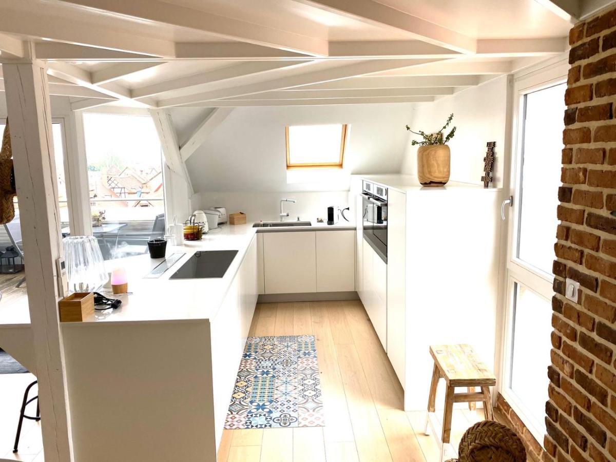 La Cle Des Toits Lägenhet Colmar Exteriör bild
